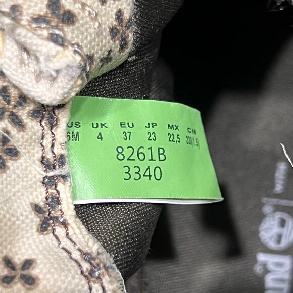 Timberland Earthkeepers Fold Down Canvas Brown Leather Waterproof Boots Womens 6 - Picture 13 of 13